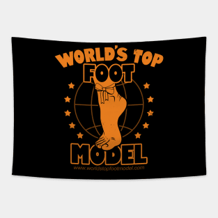 World's Top Foot Model Funny Vintage Foot Fetish Meme Tapestry