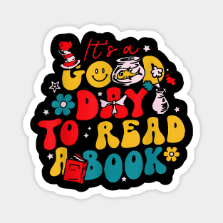 It'S A Good Day To Read A Book Reading Day Cat Teachers Magnet