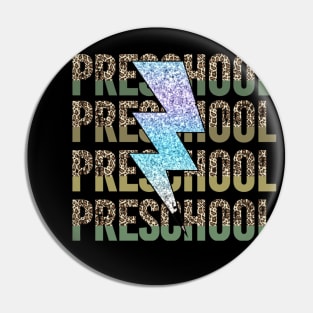 Preschool Teacher Mom Pin