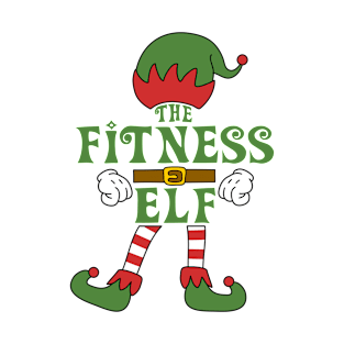 The Fitness Elf Christmas Family Matching Outfits Group Attire T-Shirt