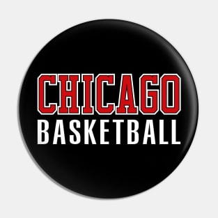 Chicago Basketball Pin