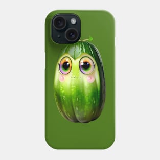 Spectacle Slice - The Adorkable Cucumber! Phone Case