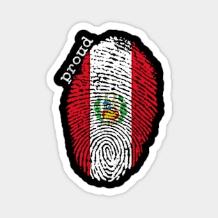 Peru flag Magnet