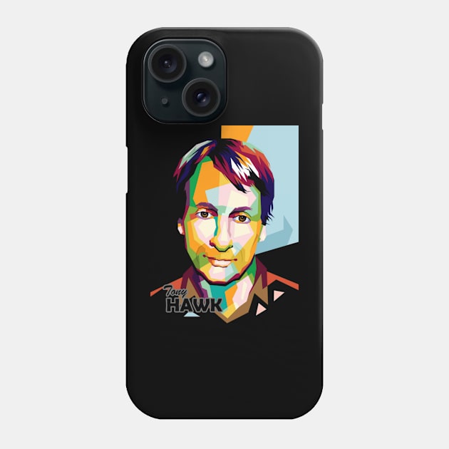 Skatter In Wpap Trend jony hawk Phone Case by animaperio pixel retro