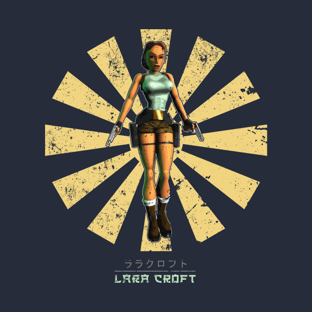 Lara Croft Retro Japanese by Nova5