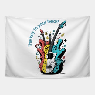 The Key to you're heart Tapestry