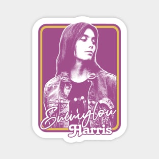 Emmylou Harris // Outlaw Country Retro Fan Design Magnet