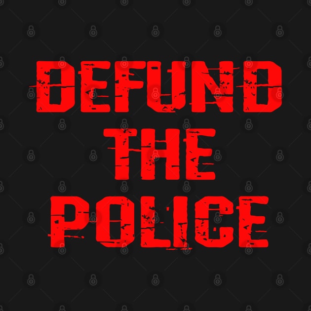 Defund the police. No racist cops. We all bleed red. United against racism. Silence is violence. End police brutality. Fight white supremacy. Abuse of power. Black lives matter. by IvyArtistic