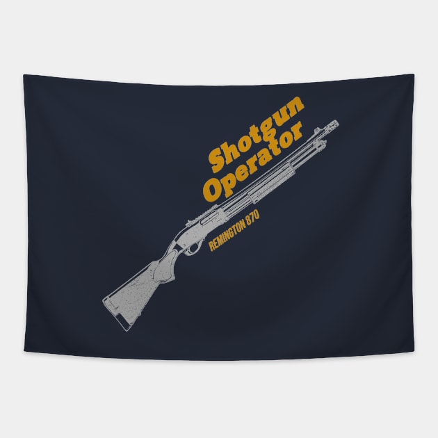 SHOTGUN OPERATOR. Tapestry by Cataraga