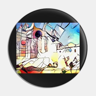 Kandinsky meets Mallorca, motif 4 Pin