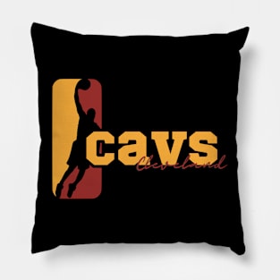 cavs basketball Pillow