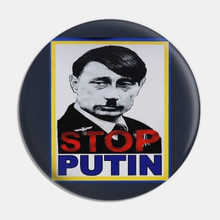 Stop Putin | Stop War | Save Ukraine Pin