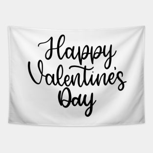 Happy Valentine's Day - Script Hand Lettering Tapestry