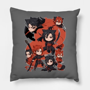 anime japan samurai Pillow