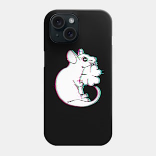 Lucky Clover Rat (Glitched Version) Phone Case