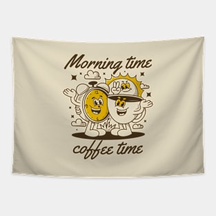 Morning time coffee time Tapestry