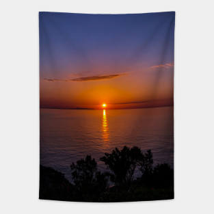 Ocean Sunset Tapestry