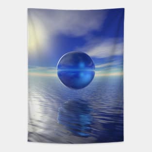 Abstract Blue Tapestry