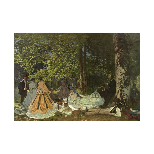Luncheon on the Grass by Claude Monet by Classic Art Stall