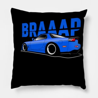 BRAAAP rx7 (blue) Pillow