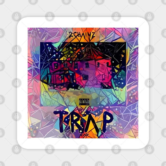 Abstract Pretty Girls Like Trap Music Magnet by stilldan97
