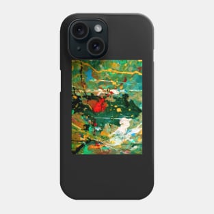 Perception in Green by Adelaide Artist Avril Thomas Phone Case