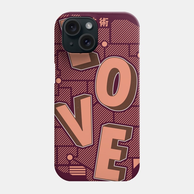 Techno love Phone Case by ArtStopCreative