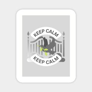 Keep calm t shirt design Magnet