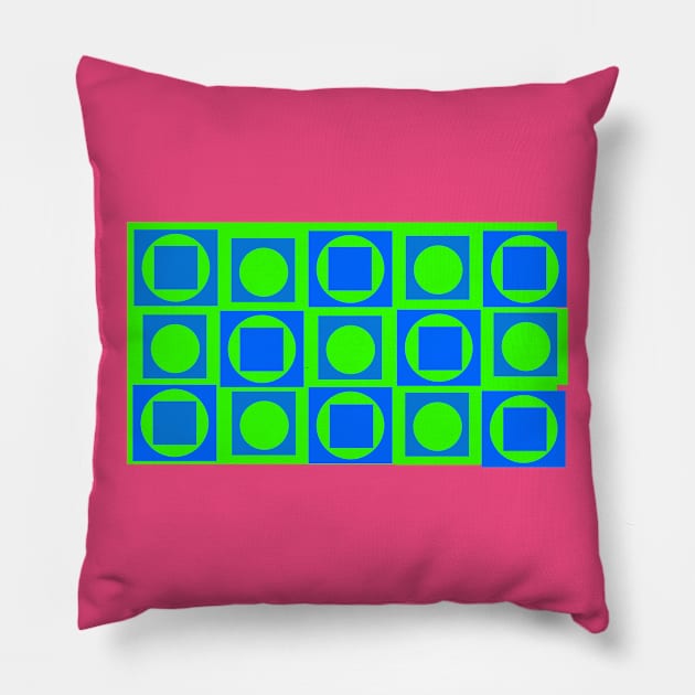 The Green-blue Pillow by animalplanet