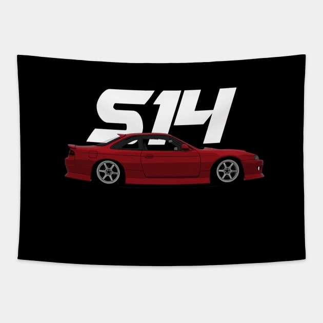 Nissan 200sx s14 Tapestry by JDMzone