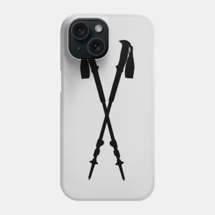 Hiking Poles Backpacking Trekking Poles Thru Hiker Phone Case