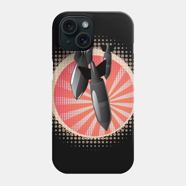 Cartoon Air Bomb Phone Case by AnnArtshock