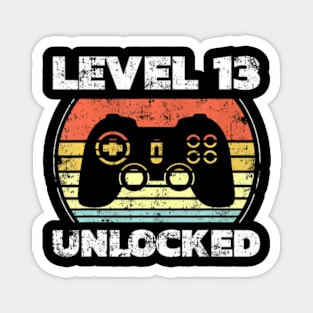 Level 13 Video 13th Birthday Magnet