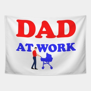 DAD AT WORK Tapestry