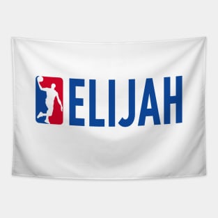 Elijah NBA Basketball Custom Player Your Name T-Shirt Tapestry