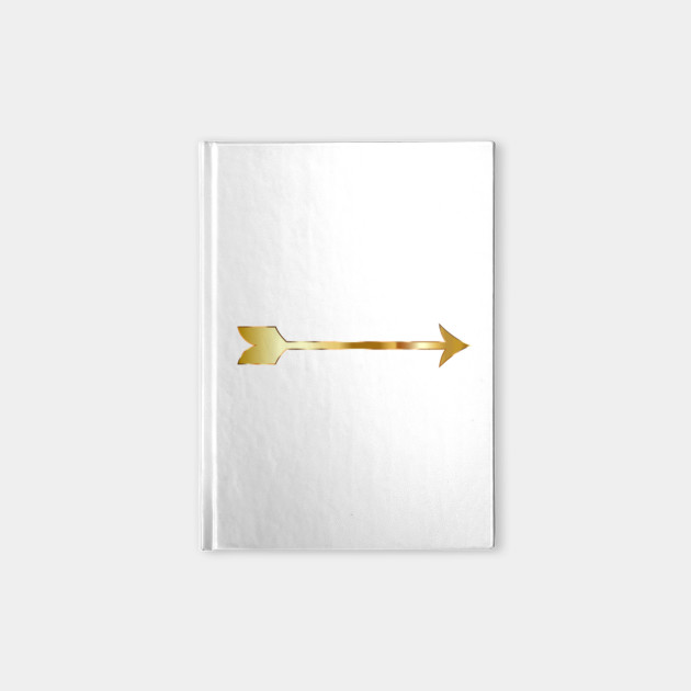 Limited Edition Exclusive Golden Arrow No Background Golden Arrow No Background Notebook Teepublic