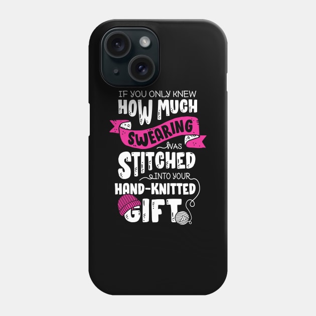 Funny Knitting Lover Grandma Grandmother Gift Phone Case by Dolde08
