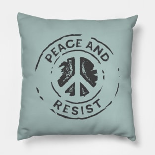 Peace and Resist - 2018 Midterm Elections Pillow