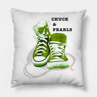 Chuck and Pearls Pillow