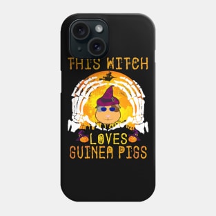 This Witch Loves Guinea Pigs Halloween (98) Phone Case