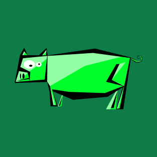 Green pig T-Shirt