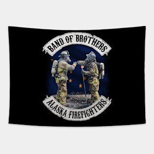 Band Of Brothers Alaska Firefighters Tapestry