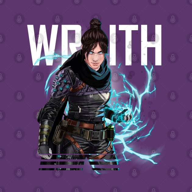 Apex Legends - Wraith Middle T-Shirt T-Shirt by trino21