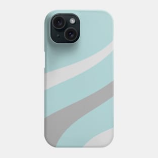 Abstract pattern blue and gray Phone Case