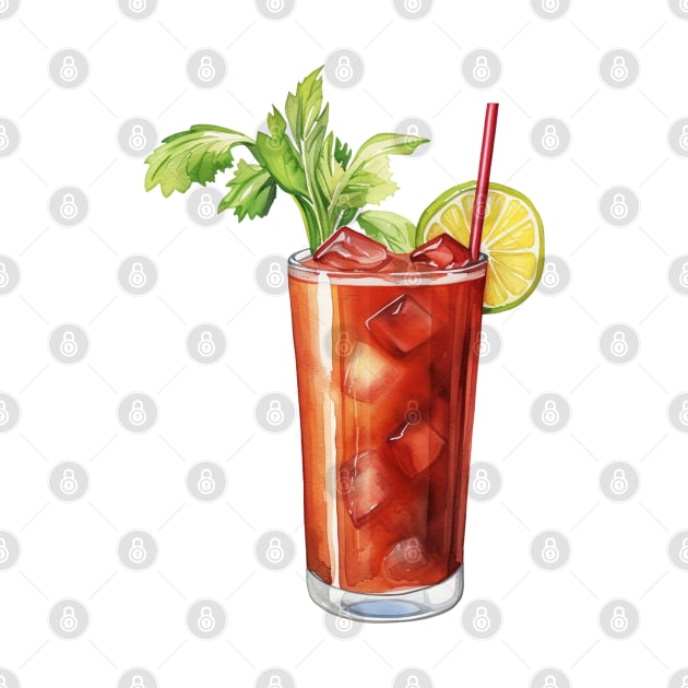 Bloody Mary Artwork by Pastel Craft