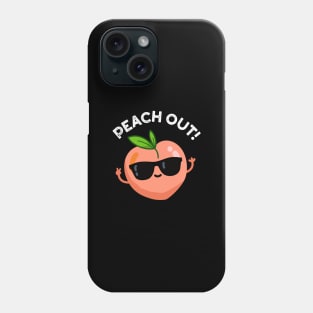 Peach Out Cute Fruit Pun Phone Case