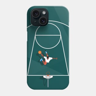 Shoot Hoops | Basketball Court Artwork Phone Case