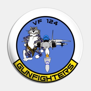 F-14 Tomcat Gunfighters VF-124 - Grunge Style Pin