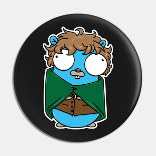 Gopher of the Rings Pin