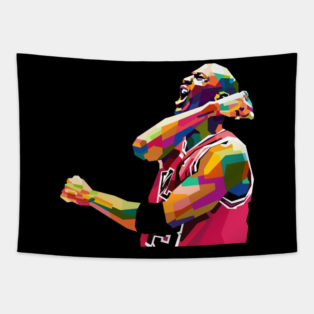 Michael Jordan WPAP Tapestry by awangwidyatama